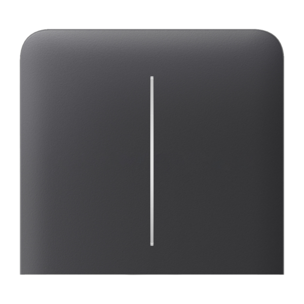 Ajax SideButton (2-gang) vertical ASP graphite (83437)