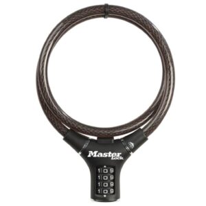 Oceľové kombinačné lanko na bicykel Master Lock 8229EURDPRO - 0