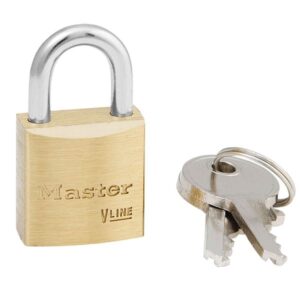 Visiaci mosadzný zámok Master Lock na kľúč 4140 - 40mm