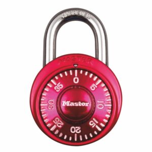 Kombinačný visiaci zámok 1533EURD - Master Lock - červený - 38mm