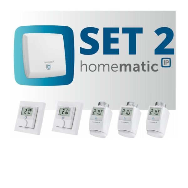 HmIP-SET2 Súprava vykurovania Homematic IP (byt 2+1)