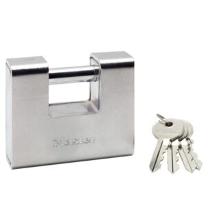 Obdĺžnikový visiaci zámok Master Lock pre zvýšenú ochranu 690EURD - 90mm