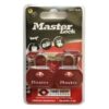 Set 2 ks visiacich zámkov Master Lock TSA 4681EURTBLR - červený - Image 3
