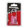 Visiaci kombinačný zámok Master Lock TSA 4688EURD - ružový