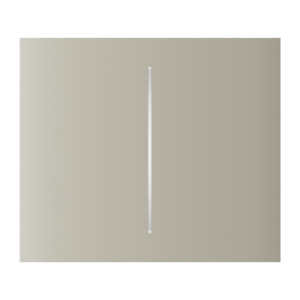 Ajax CenterButton (2-gang) vertical ASP ivory (83447)