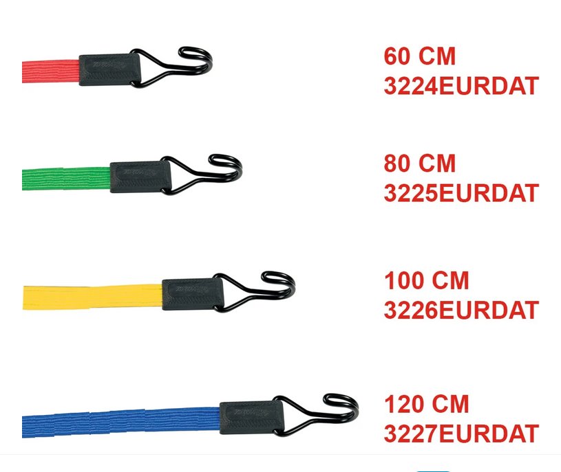 Upínacia guma plochá s háčikom Master Lock 3225EURDAT - 80 cm 3 Upínacia guma plochá s háčikom Master Lock 3225EURDAT - 80 cm – Obrázok 3