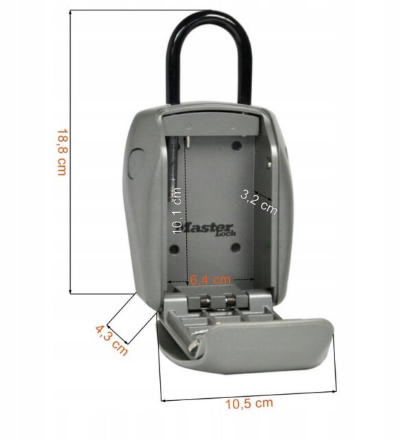 Bezpečnostná schránka Master Lock so zvýšenou ochranou s okom 5414EURD - Image 4