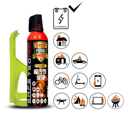 SET Hasicí sprej SAFE 750 MAX + držák SAFE 75F 1 SET Hasicí sprej SAFE 750 MAX + držák SAFE 75F