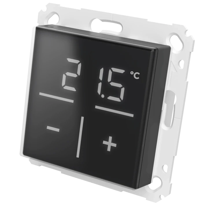 Homematic IP Sklenený nástenný termostat so senzorom CO2, čierny - HmIP-WGTC-A 2 čierny - HmIP-WGTC-A