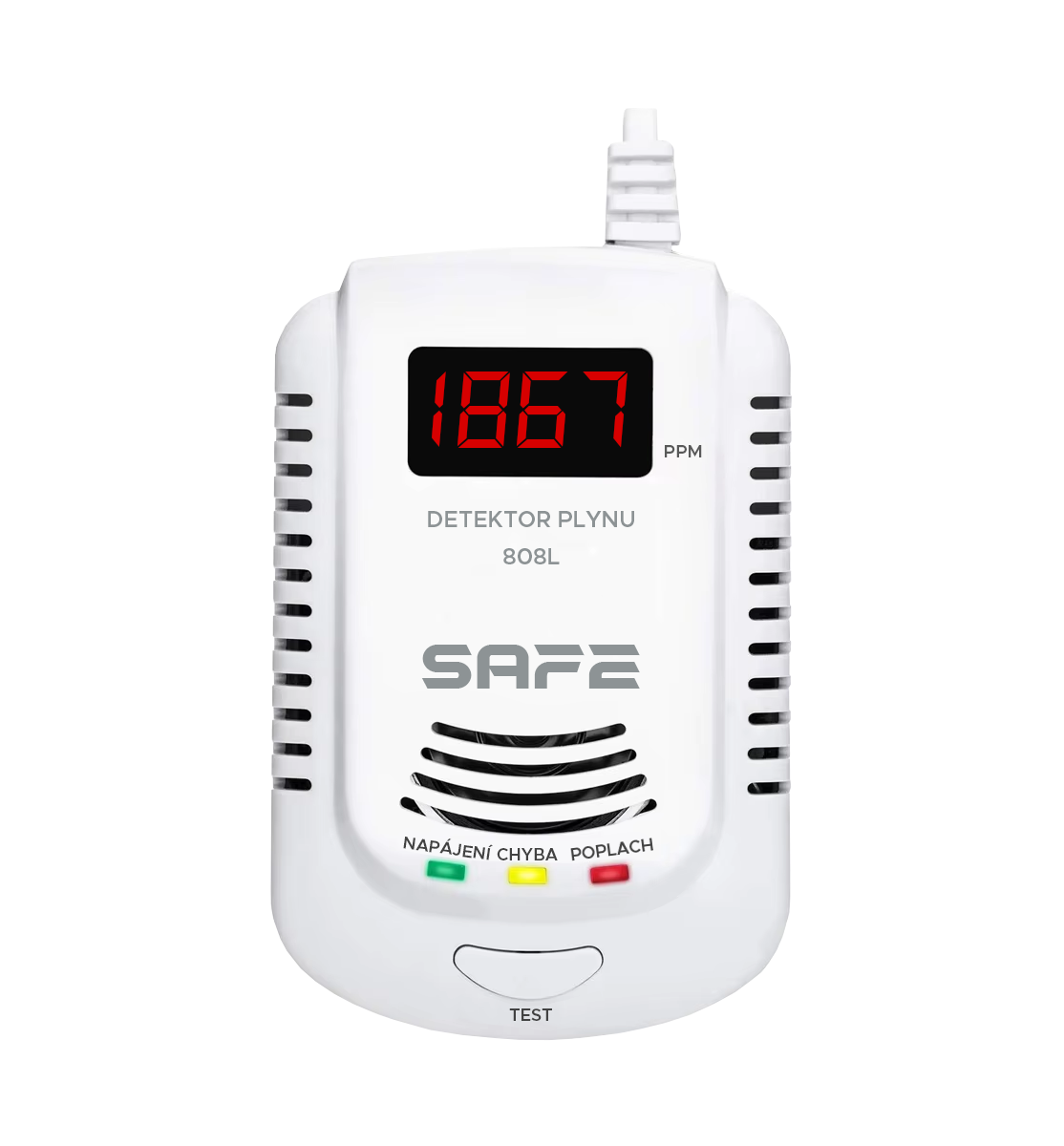 Detektor horľavých a výbušných plynov SAFE-808L (zemný plyn) 2 SAFE