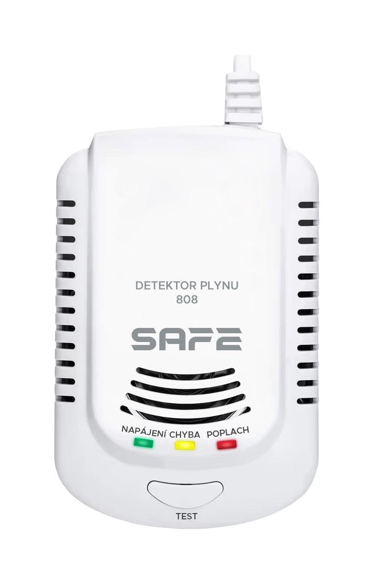 Detektor horľavých a výbušných plynov SAFE-808 (zemný plyn) 2 SAFE