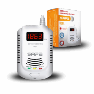 Detektor horľavých a výbušných plynov SAFE-808L (zemný plyn)