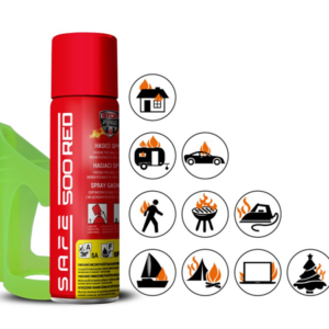 SET Hasiaci sprej SAFE 500RED + držiak SAFE 50F