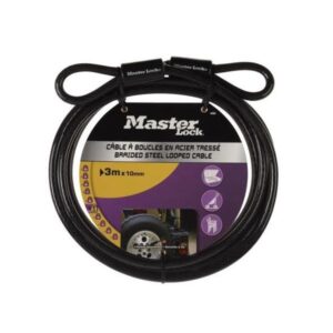 Ohybné oceľové lanko Master Lock 49EURD - 300cm x 1cm