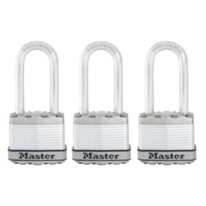 Sada 3 ks titánových visiacich zámkov M1EURTRILH - Master Lock Excell - 45mm