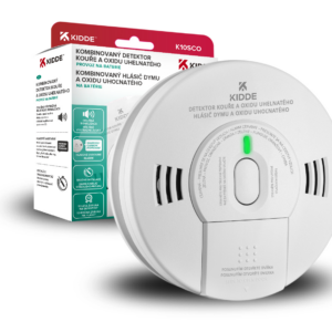 Hlásič plynu CO a hlásič požiaru Kidde K10SCO