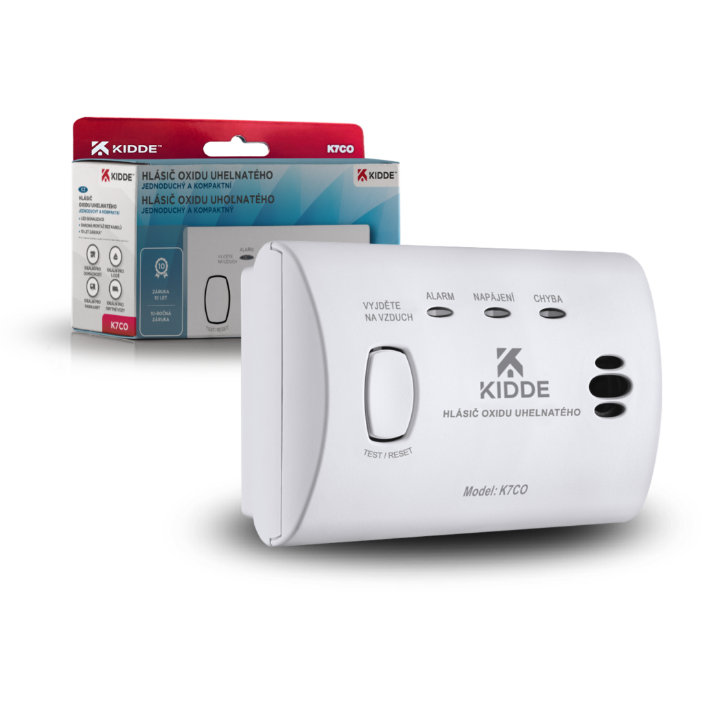 Detektor CO Kidde K7CO - odolný proti vlhkosti