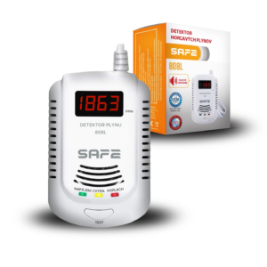 Detektor horľavých a výbušných plynov SAFE-808L (zemný plyn)