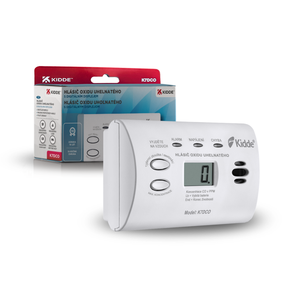 Kidde K7DCO detektor CO s displejom