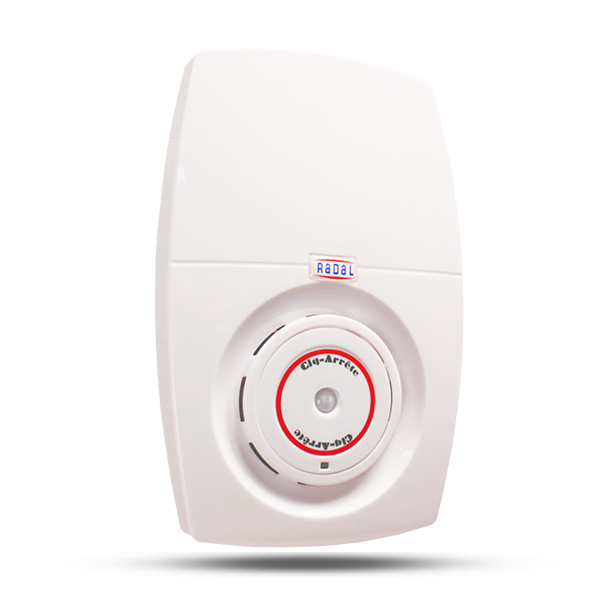 PIR detektor pohybu a dymu Radal CSA-GSV