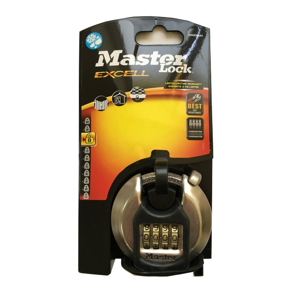 Kombinačný visiaci zámok M40EURDNUM - Master Lock Excell - 70mm – Obrázok 4
