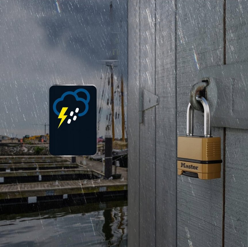 Kombinačný visiaci zámok M175EURDLF - Master Lock Excell - 56mm – Obrázok 6