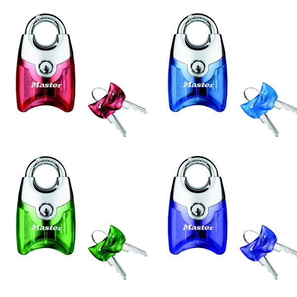 Visiaci zámok 44mm Master Lock Fusion 192EURD - červený – Obrázok 2