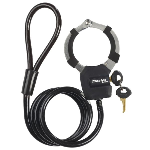Bezpečnostné putá na bicykel Master Lock 8275EURDPRO - čierne
