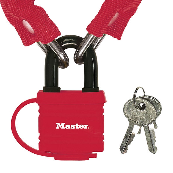 Reťazový zámok na bicykel Master Lock 8390EURDPROCOLR 6mm – Obrázok 8