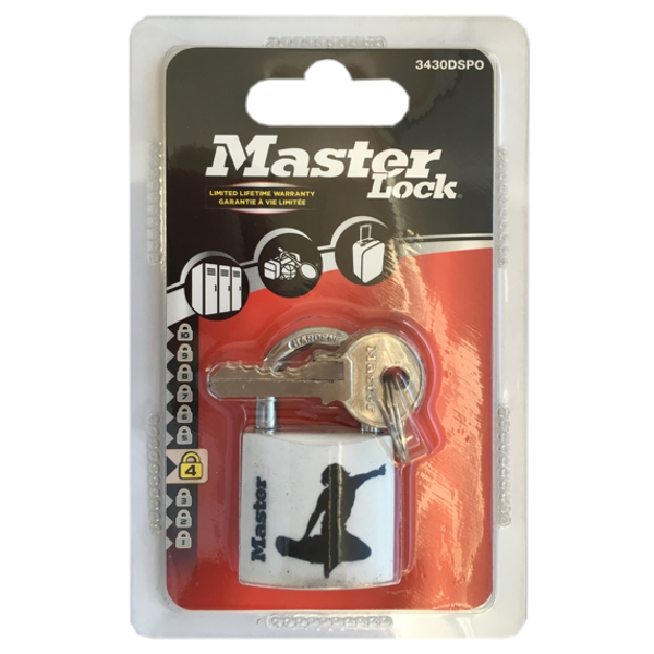 Visiaci zámok Master Lock z pevného hliníka 3430EURDSPO_surf - 30mm – Obrázok 3