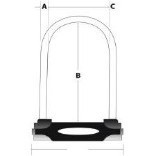 Zámok na bicykel Master Lock 8195EURDPRO - 210mm – Obrázok 4