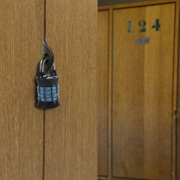 Kombinačný visiaci zámok vertikálne 1535EURDCOL - Master Lock - šedý – Obrázok 3