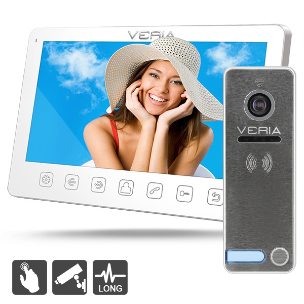 SET Videotelefón VERIA 7070B biely + vstupná stanica VERIA 230