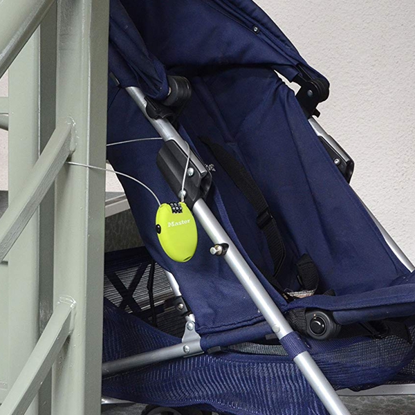Zaťahovací káblový zámok 4603EURD Master Lock - zelený – Obrázok 4