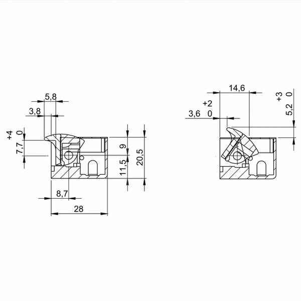 Elektrický zámok DORCAS 54NF 8-12V AC/DC 20,5mm (4005100390) – Obrázok 3