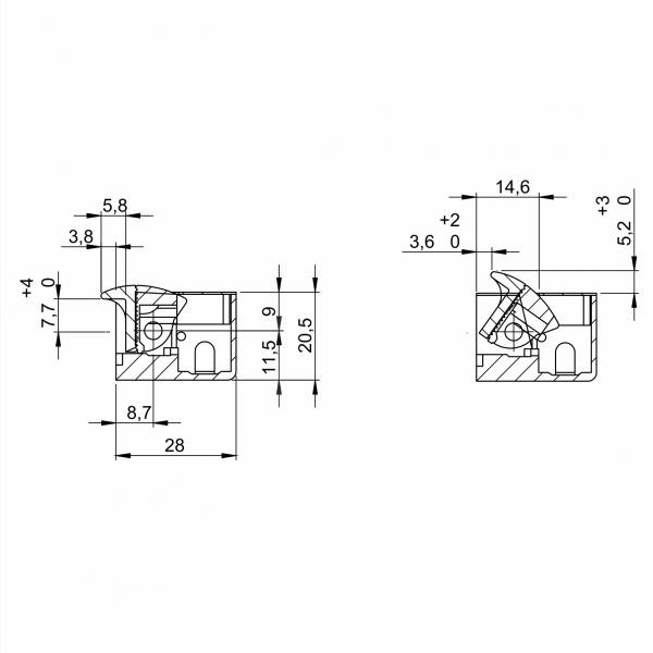 Elektrický zámok PULZNÍ DORCAS 54AAF 8-12V AC/DC 20,5mm (4005100392) – Obrázok 3