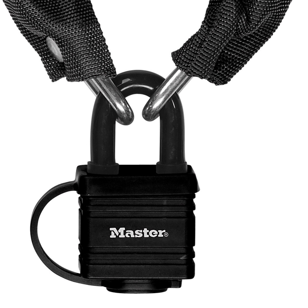 Reťazový zámok na bicykel s visiacim zámkom Master Lock 8390EURDPRO 6mm – Obrázok 2