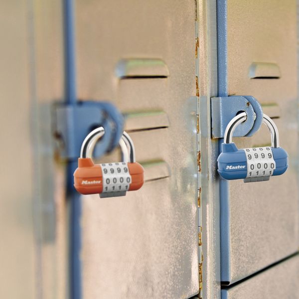 Kombinačný visiaci zámok horizontálne 1523EURD - Master Lock - zelený – Obrázok 6