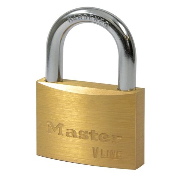 Visiaci mosadzný zámok Master Lock na kľúč 4150 - 50mm – Obrázok 5